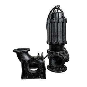 Насос канализационный CNP 100WQ70-17-7.5ACW(I) 7,5кВт 3х380В чугунный с автоматической трубной муфтой и режущим механизмом DN 100 кабель 9м 40гр.